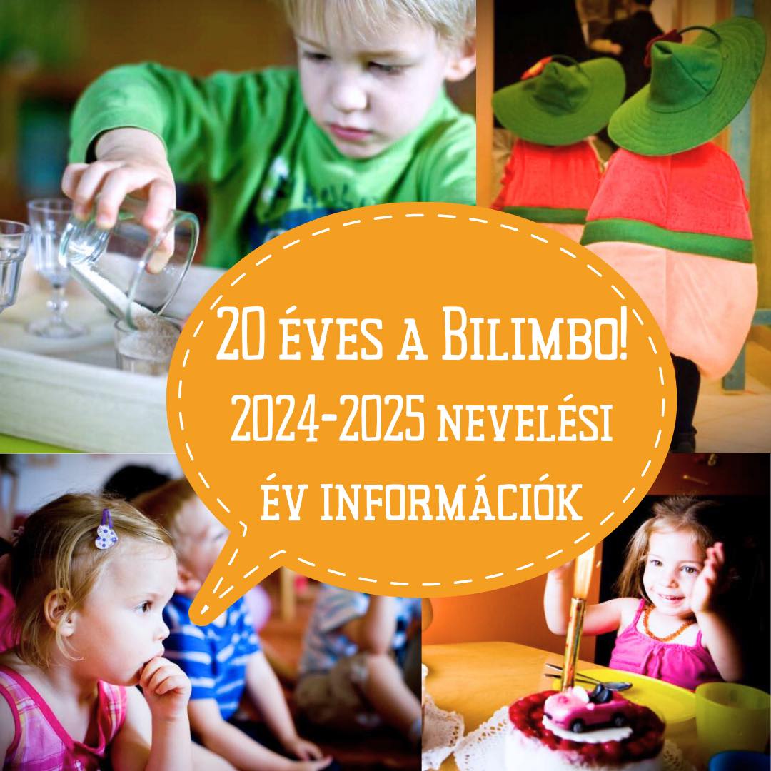 Bilimbo 20 éves - 2024-2025. nevelési év információk